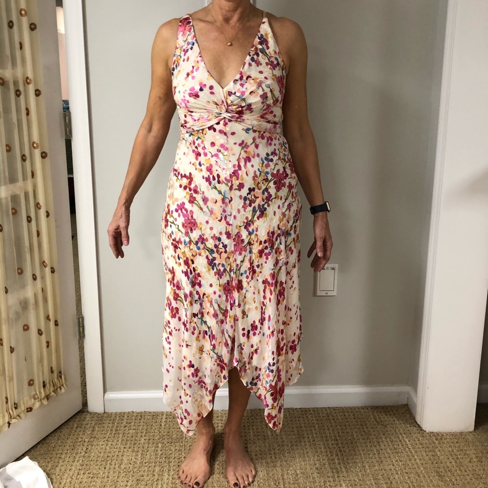 Silk BCBG print dress